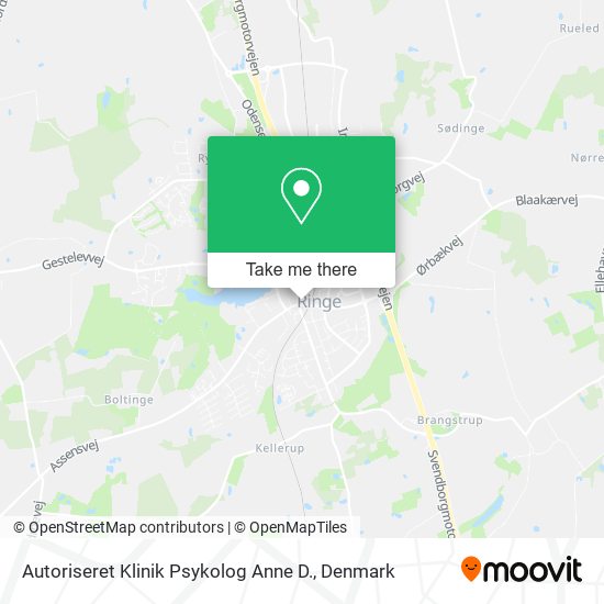 Autoriseret Klinik Psykolog Anne D. map