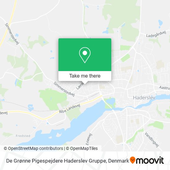 De Grønne Pigespejdere Haderslev Gruppe map