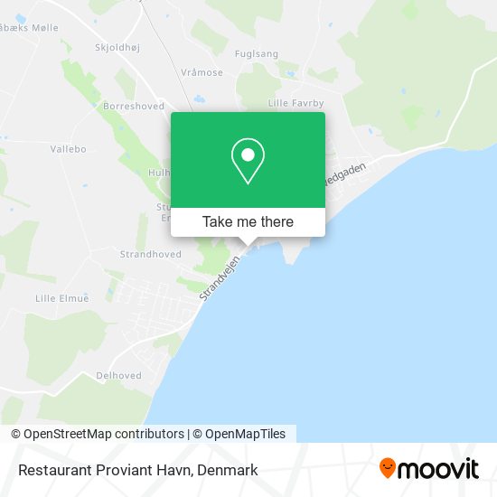 Restaurant Proviant Havn map