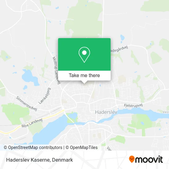 Haderslev Kaserne map