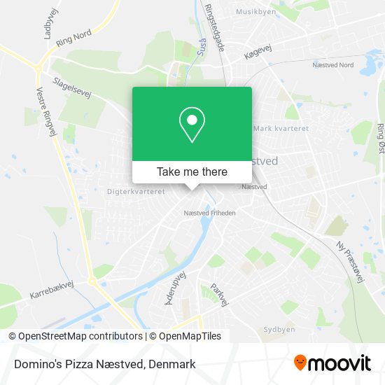 Domino's Pizza Næstved map