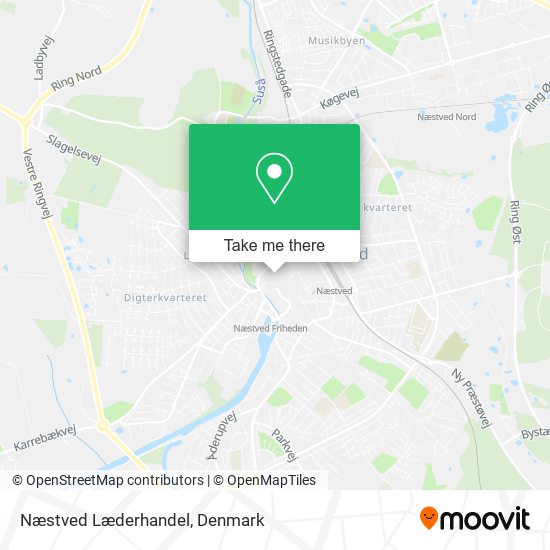 Næstved Læderhandel map
