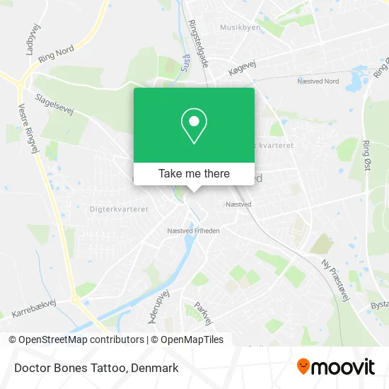 Doctor Bones Tattoo map