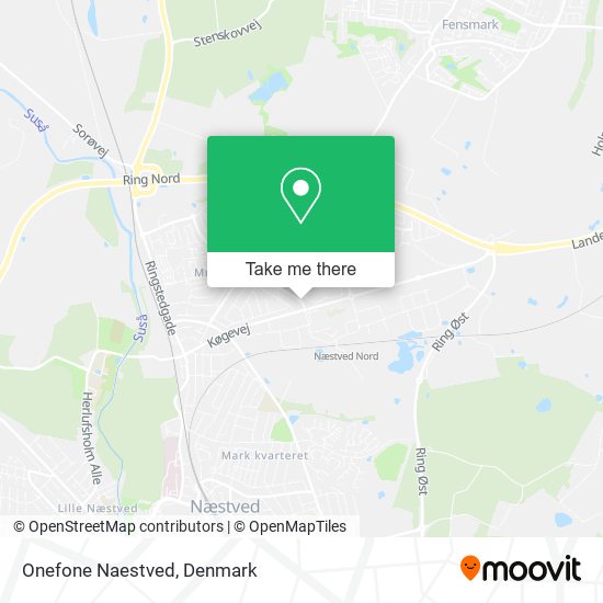 Onefone Naestved map