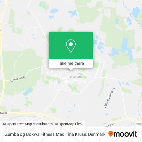 Zumba og Bokwa Fitness Med Tina Kruse map