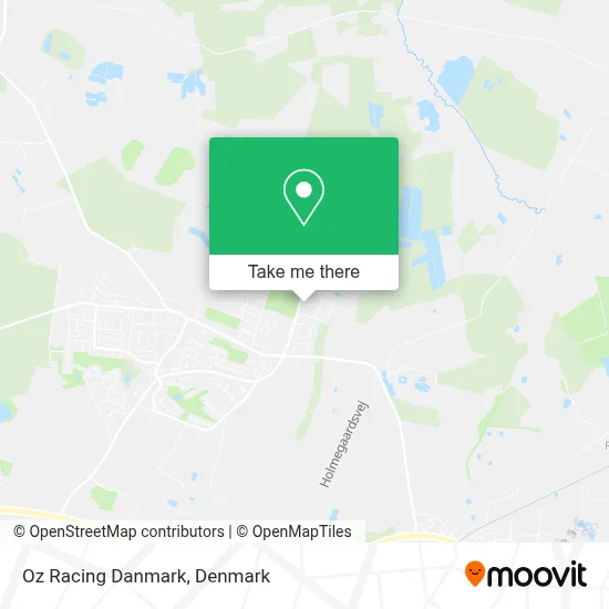 Oz Racing Danmark map