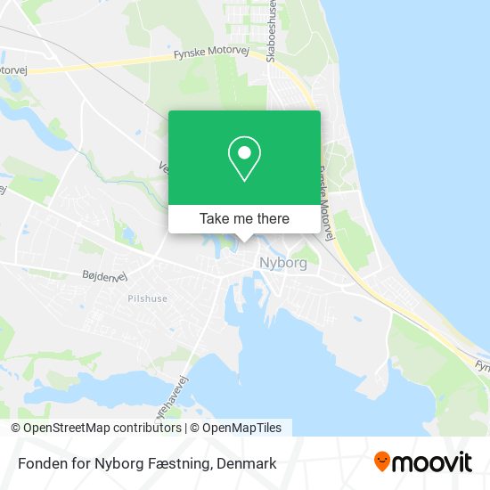 Fonden for Nyborg Fæstning map