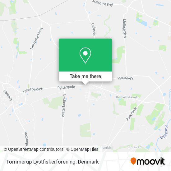 Tommerup Lystfiskerforening map