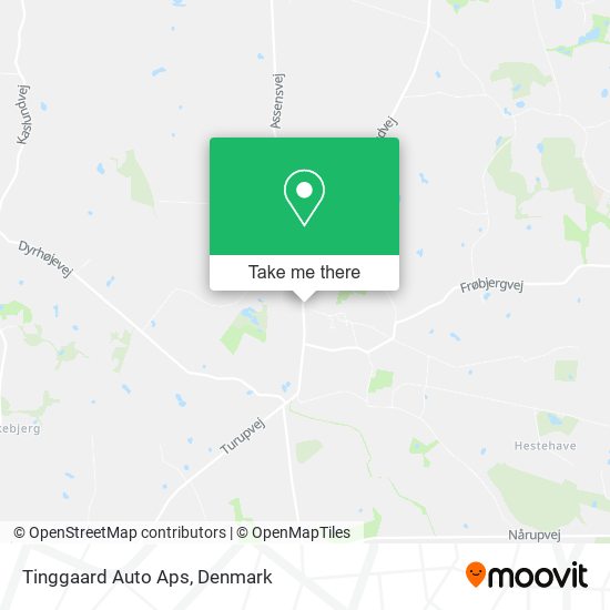 Tinggaard Auto Aps map