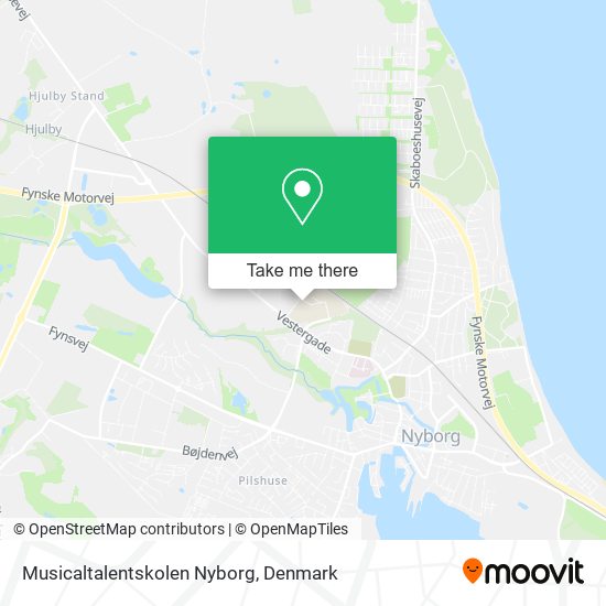 Musicaltalentskolen Nyborg map