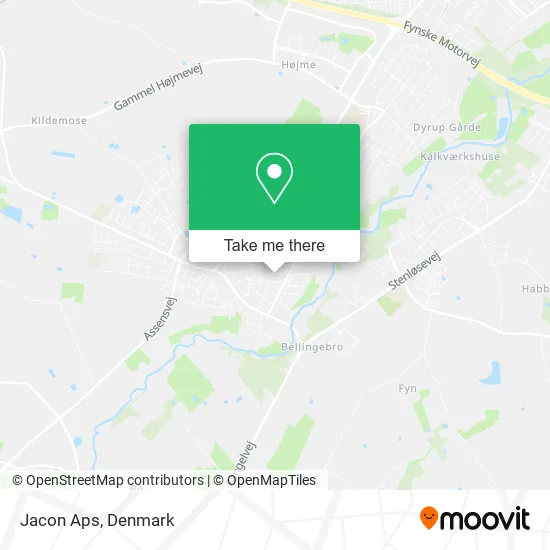 Jacon Aps map