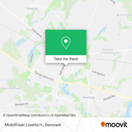 Mobilfrisør Lisette H. map