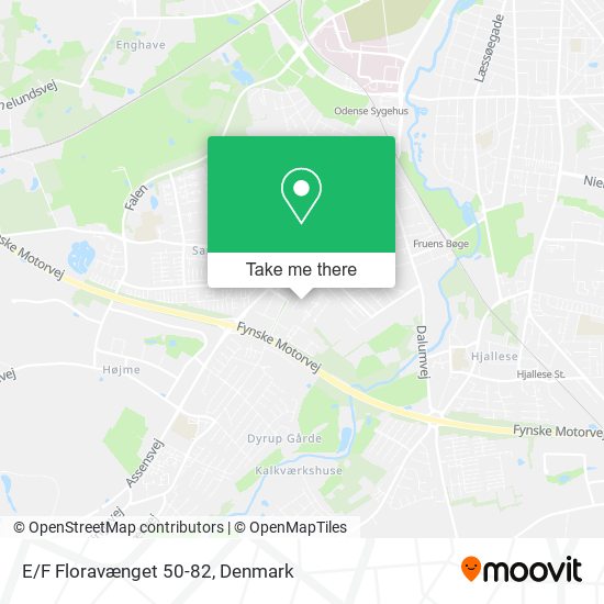E/F Floravænget 50-82 map
