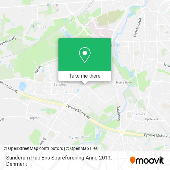 Sanderum Pub'Ens Spareforening Anno 2011 map