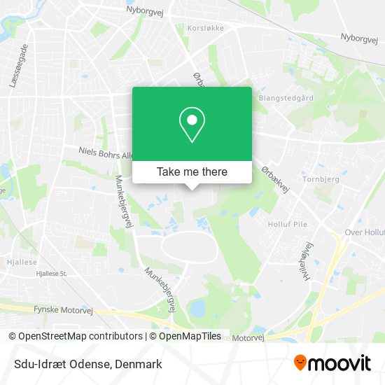 Sdu-Idræt Odense map
