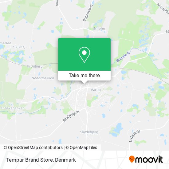 Tempur Brand Store map