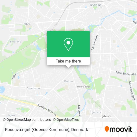 Rosenvænget (Odense Kommune) map