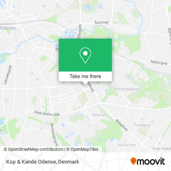 Kop & Kande Odense map