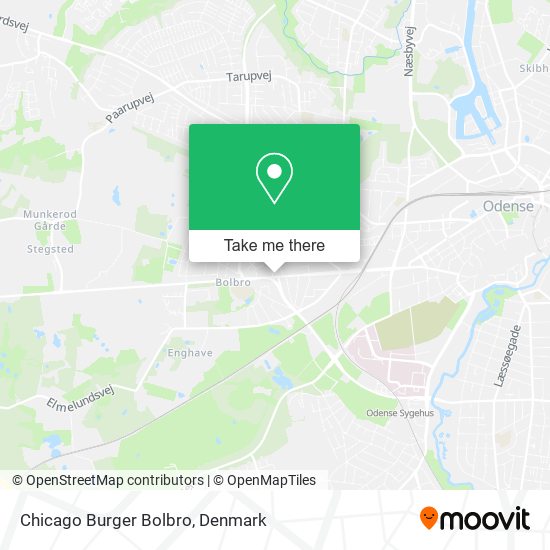 Chicago Burger Bolbro map