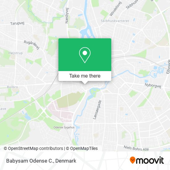 Babysam Odense C. map