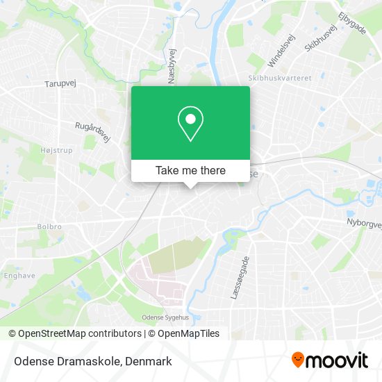 Odense Dramaskole map
