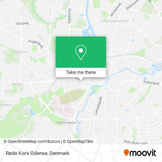 Røde Kors Odense map