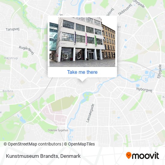 Kunstmuseum Brandts map