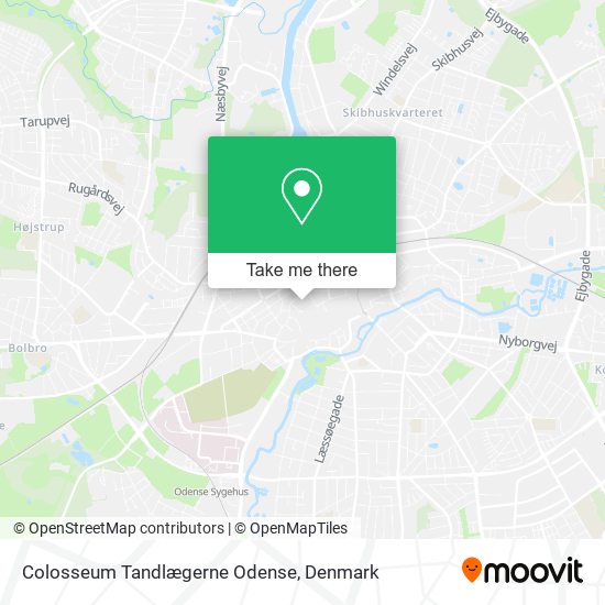 Colosseum Tandlægerne Odense map