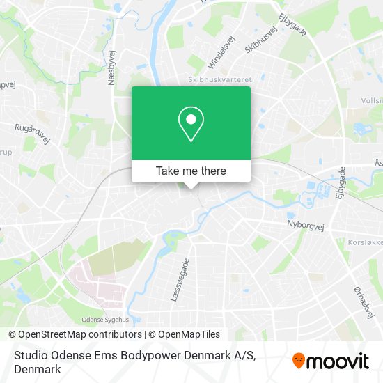 Studio Odense Ems Bodypower Denmark A / S map