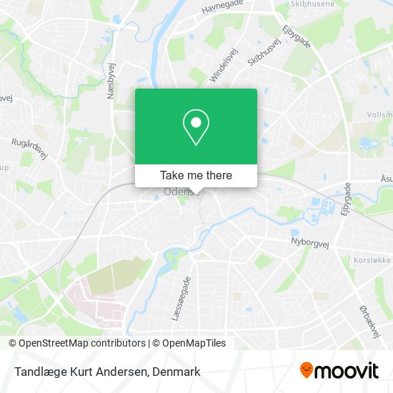 Tandlæge Kurt Andersen map