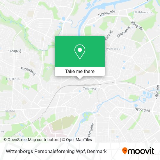 Wittenborgs Personaleforening Wpf map