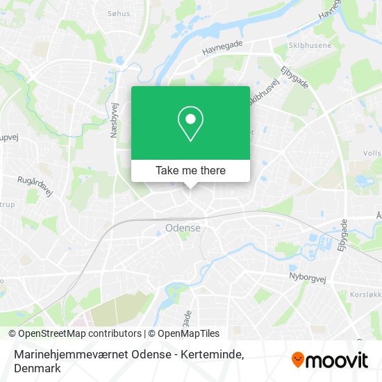 Marinehjemmeværnet Odense - Kerteminde map