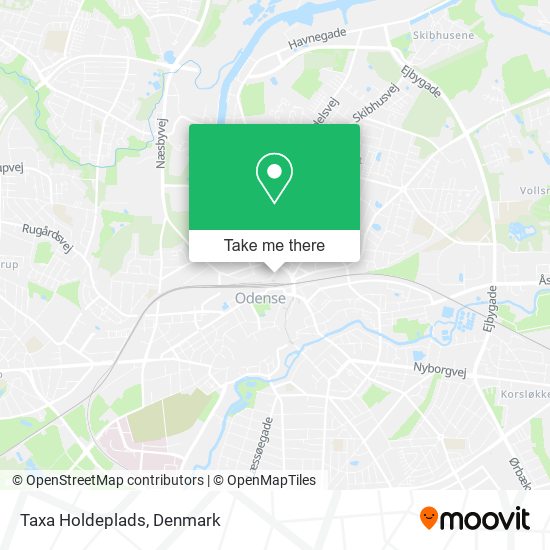 Taxa Holdeplads map