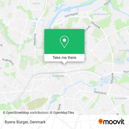 Byens Burger map