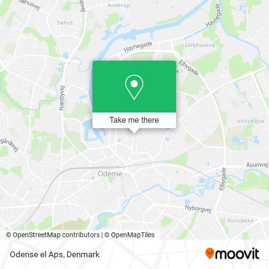 Odense el Aps map