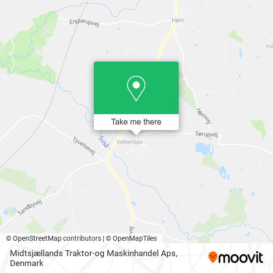 Midtsjællands Traktor-og Maskinhandel Aps map