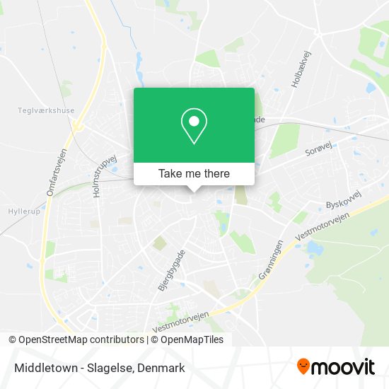 Middletown - Slagelse map