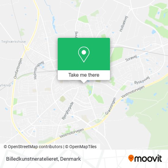 Billedkunstneratelieret map