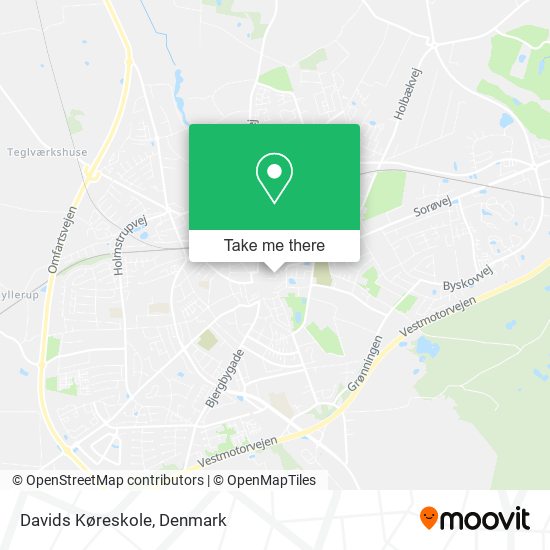 Davids Køreskole map