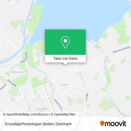 Grundejerforeningen Seden map