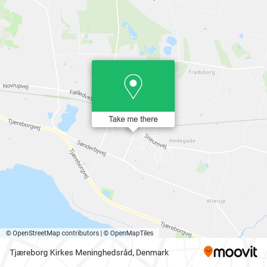 Tjæreborg Kirkes Meninghedsråd map