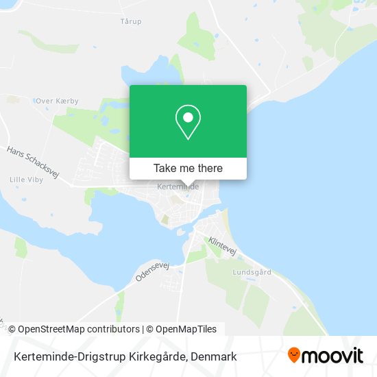 Kerteminde-Drigstrup Kirkegårde map