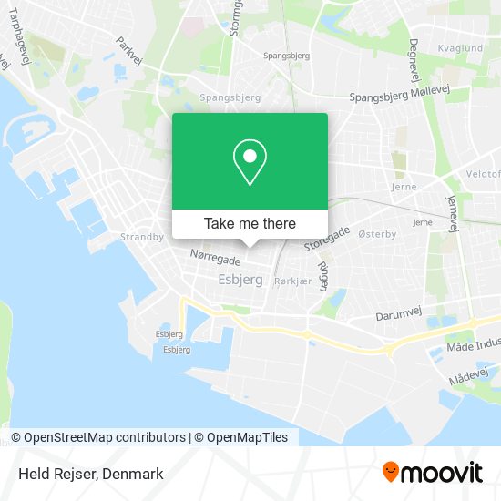 Held Rejser map