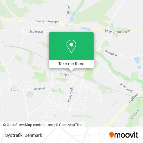 Sydtrafik map