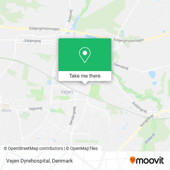 Vejen Dyrehospital map