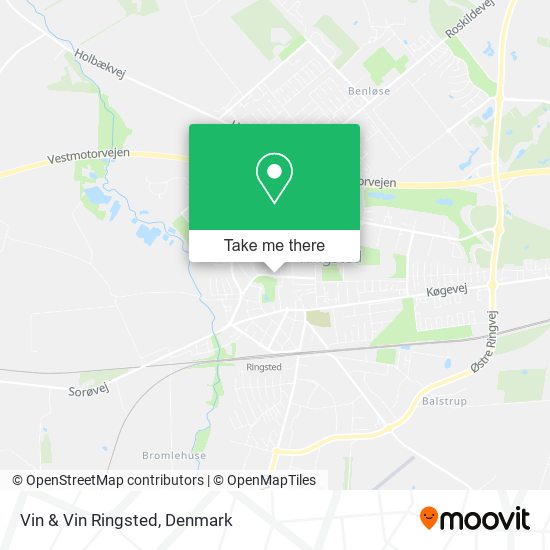 Vin & Vin Ringsted map