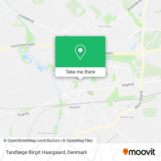 Tandlæge Birgit Haargaard map