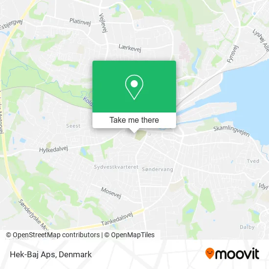 Hek-Baj Aps map