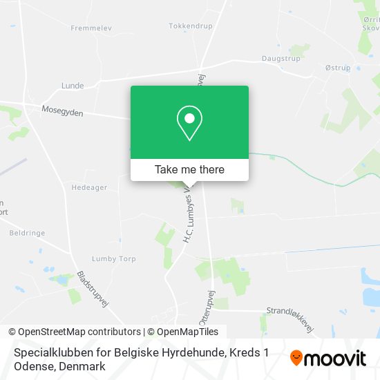 Specialklubben for Belgiske Hyrdehunde, Kreds 1 Odense map