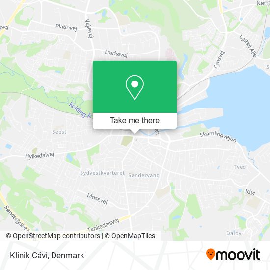 Klinik Cávi map